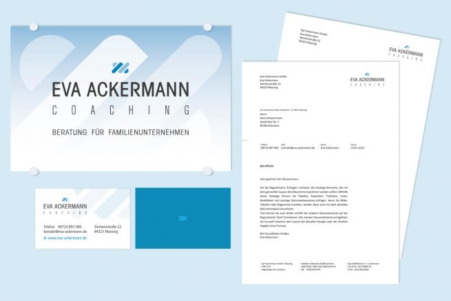 Geschäftsausstattung Eva Ackermann